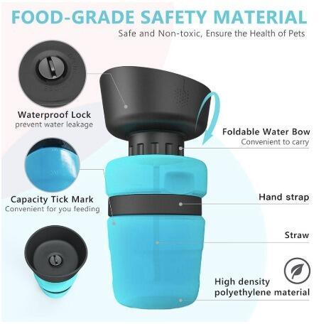 HydrPup Foldable Travel Bottle