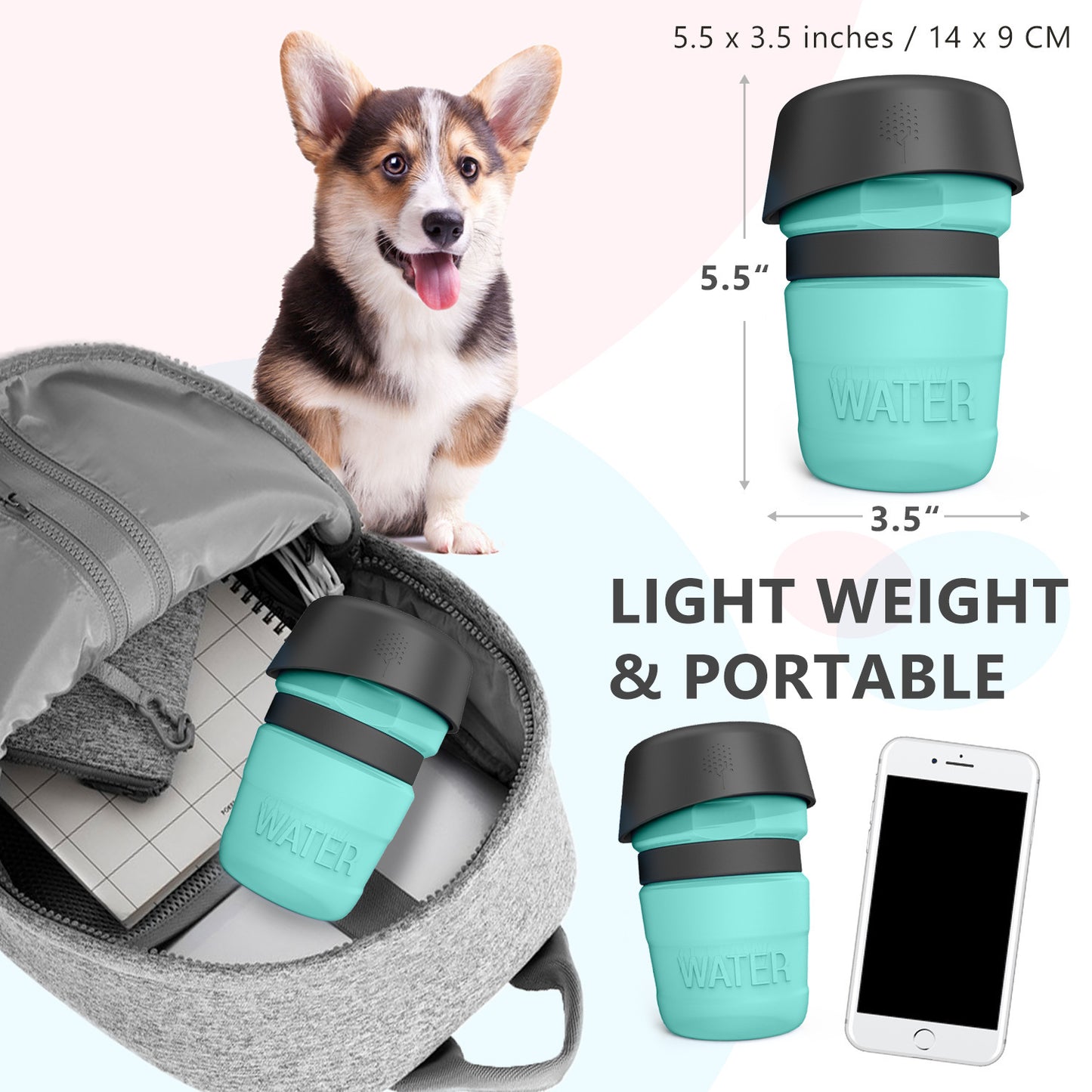HydrPup Foldable Travel Bottle