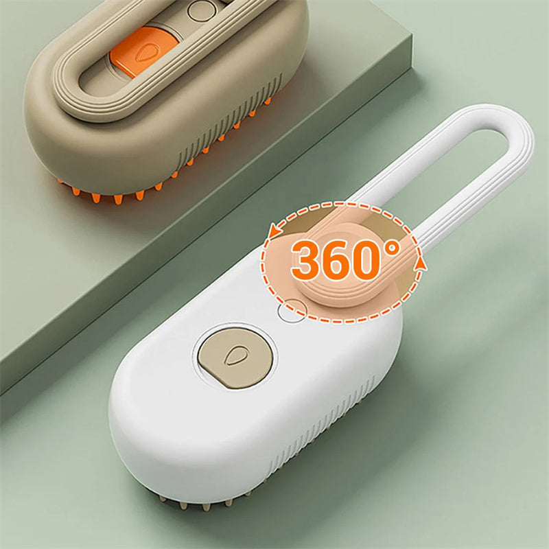 SteamSoothe — Smart 3‑in‑1 Steam Grooming Brush