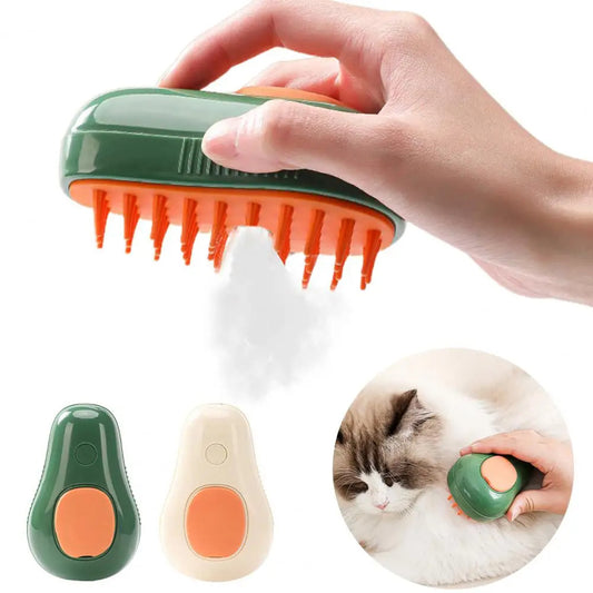SteamEase Avocado Grooming Brush