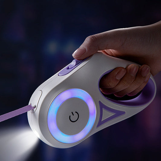 NightLight Retract Pro — Smart LED Retractable Leash