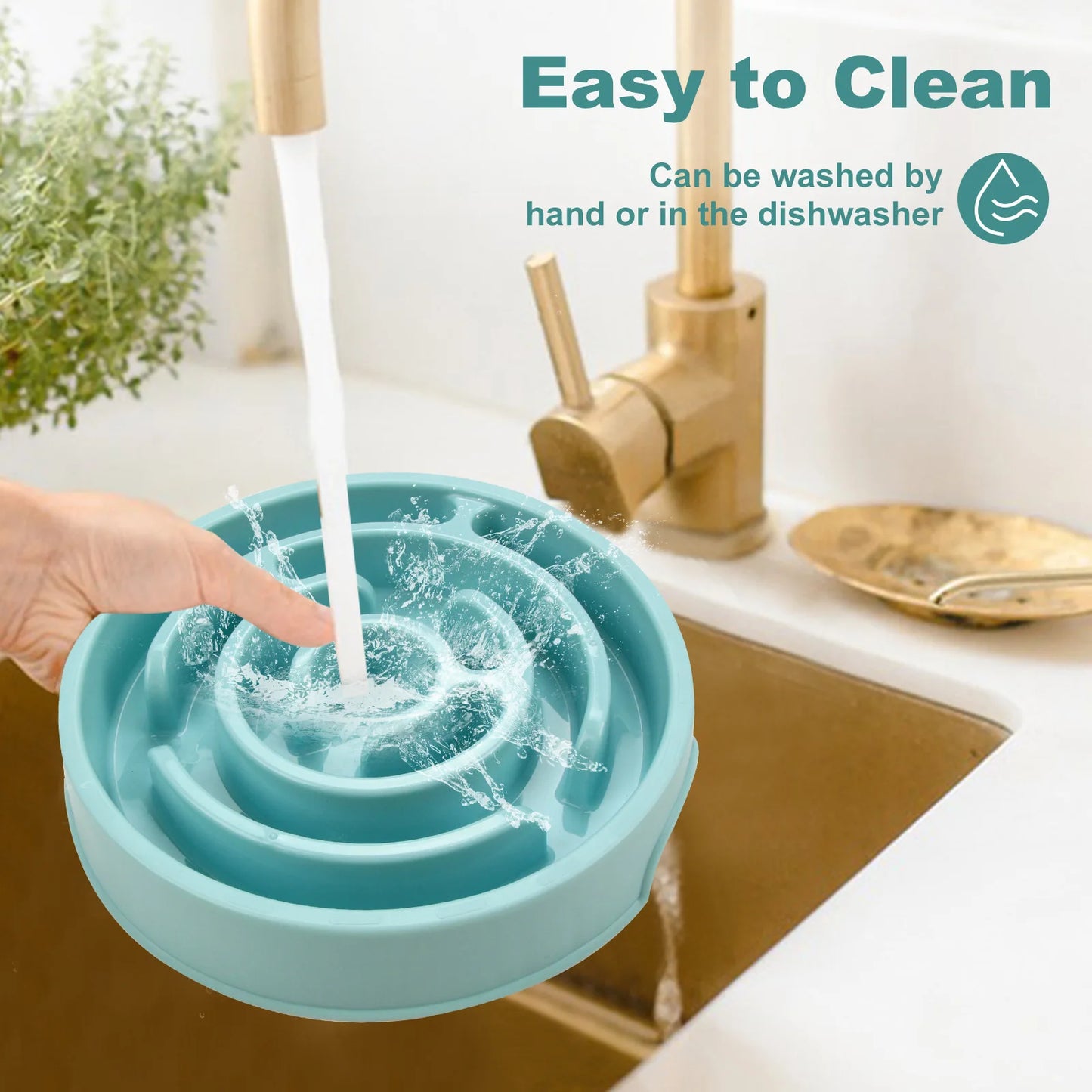 SwirlEase Slow Feeder Bowl