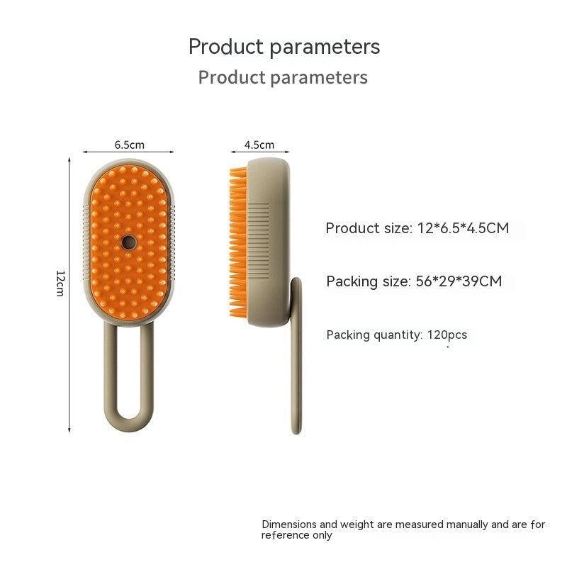 SteamSoothe — Smart 3‑in‑1 Steam Grooming Brush