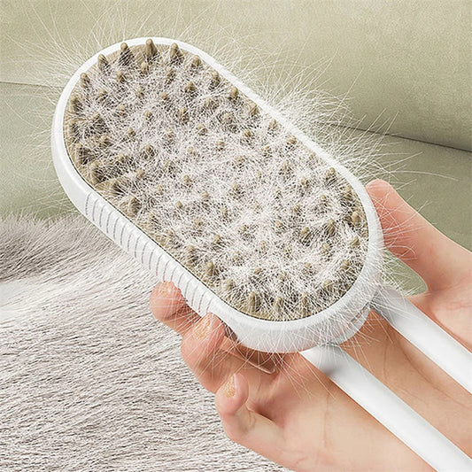 SteamSoothe — Smart 3‑in‑1 Steam Grooming Brush